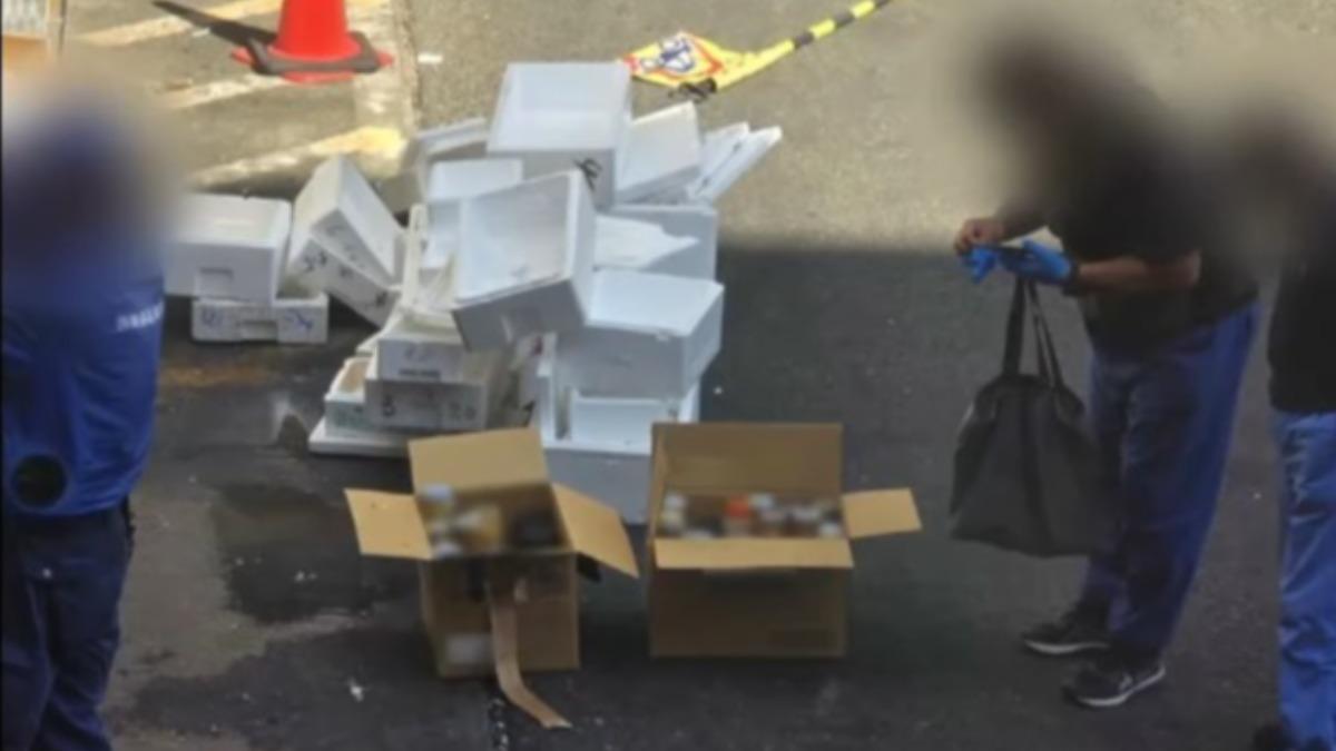 大阪市場驚見疑「瓶裝人體內臟」!清潔員嚇壞報警 警方調查中