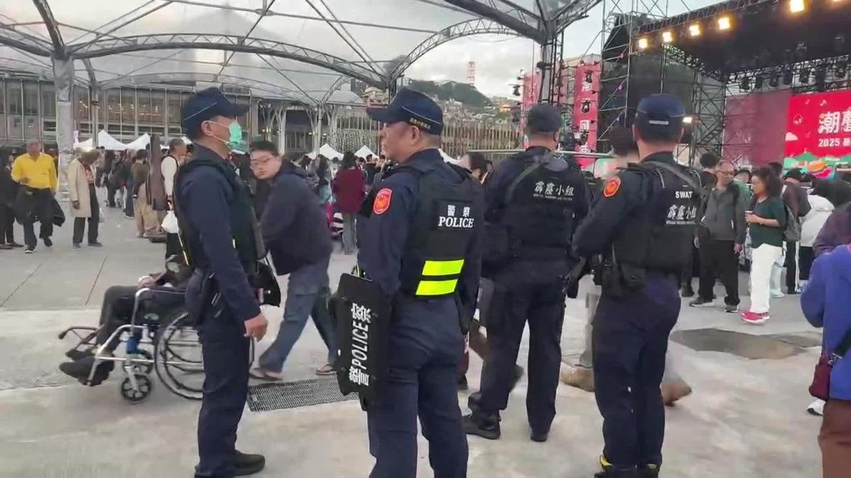 上緊發條!基隆演唱會「警持槍駐守」 謝國樑親自盯場