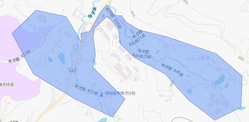 桃園市停水範圍。(圖/翻攝自台灣自來水公司) 圖/桃園市停水範圍。(TVBS 提供)