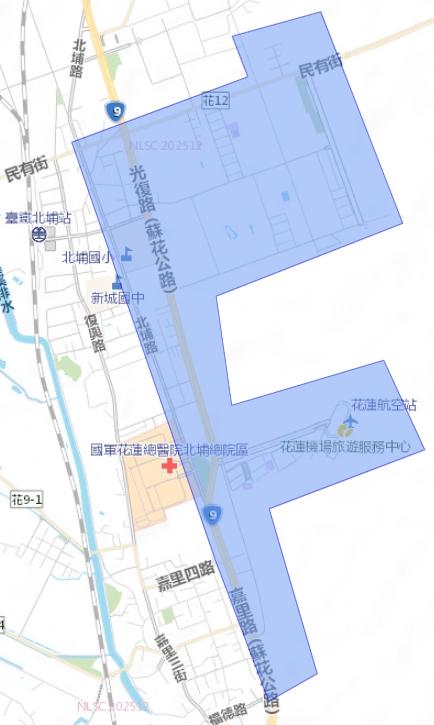 花蓮縣停水範圍。(圖/翻攝自台灣自來水公司) 圖/花蓮縣停水範圍。(TVBS 提供)