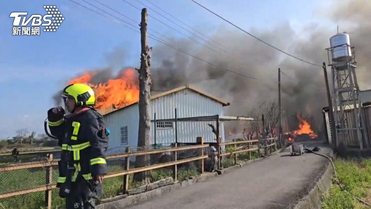台中后里木材廠陷火海 彰化花壇疑廟會活動釀災
