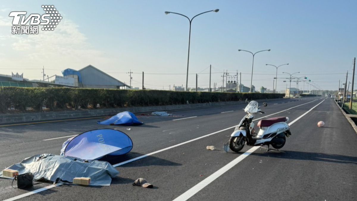 雲林死亡車禍！機車、腳踏車騎士　遭撞擊輾過雙亡