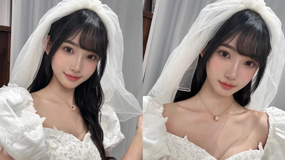 圖／七七過往拍攝的婚紗照被網友挖出。（TVBS 提供）