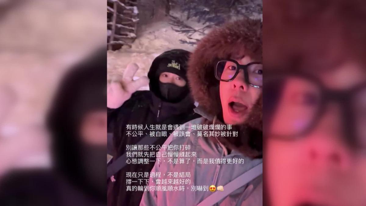林進還被導遊人身攻擊。(圖/翻攝林進IG) 圖/林進還被導遊人身攻擊。(TVBS 提供)