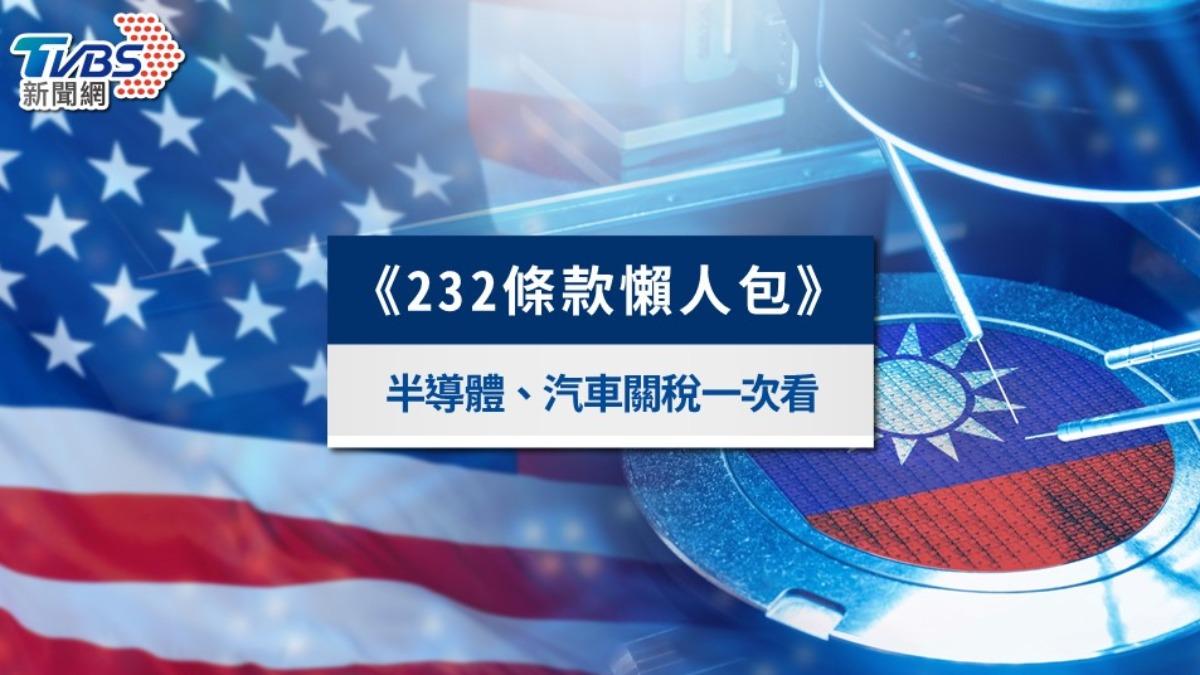 232條款懶人包》台灣成首個最惠國待遇！半導體、汽車關稅內容一次看│TVBS新聞網
