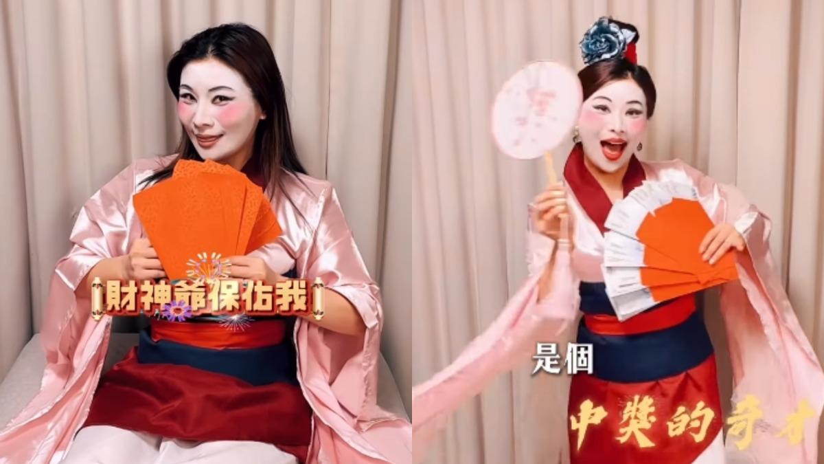 董仔化身花木蘭!3天完成創意影片 破154萬人朝聖求好運