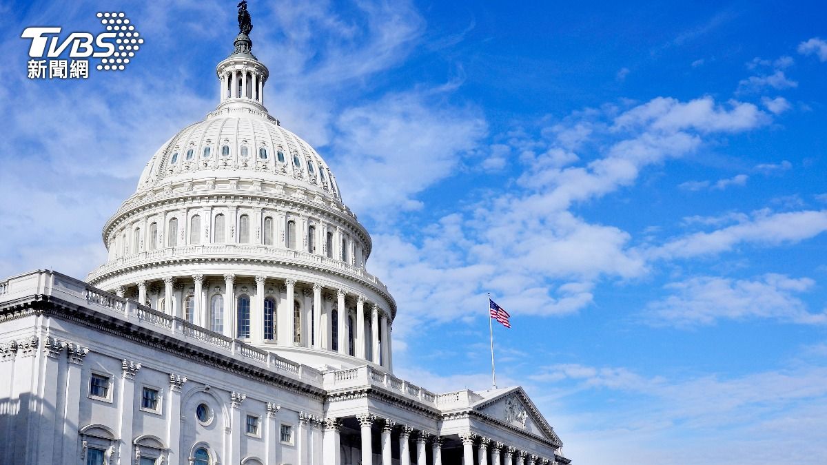 圖為美國國會大廈。（示意圖／達志影像shutterstock）
