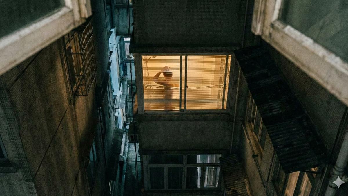 鄰居洗澡被看光!細看竟是「百葉窗遮不住」 網嘆:開燈後更明顯