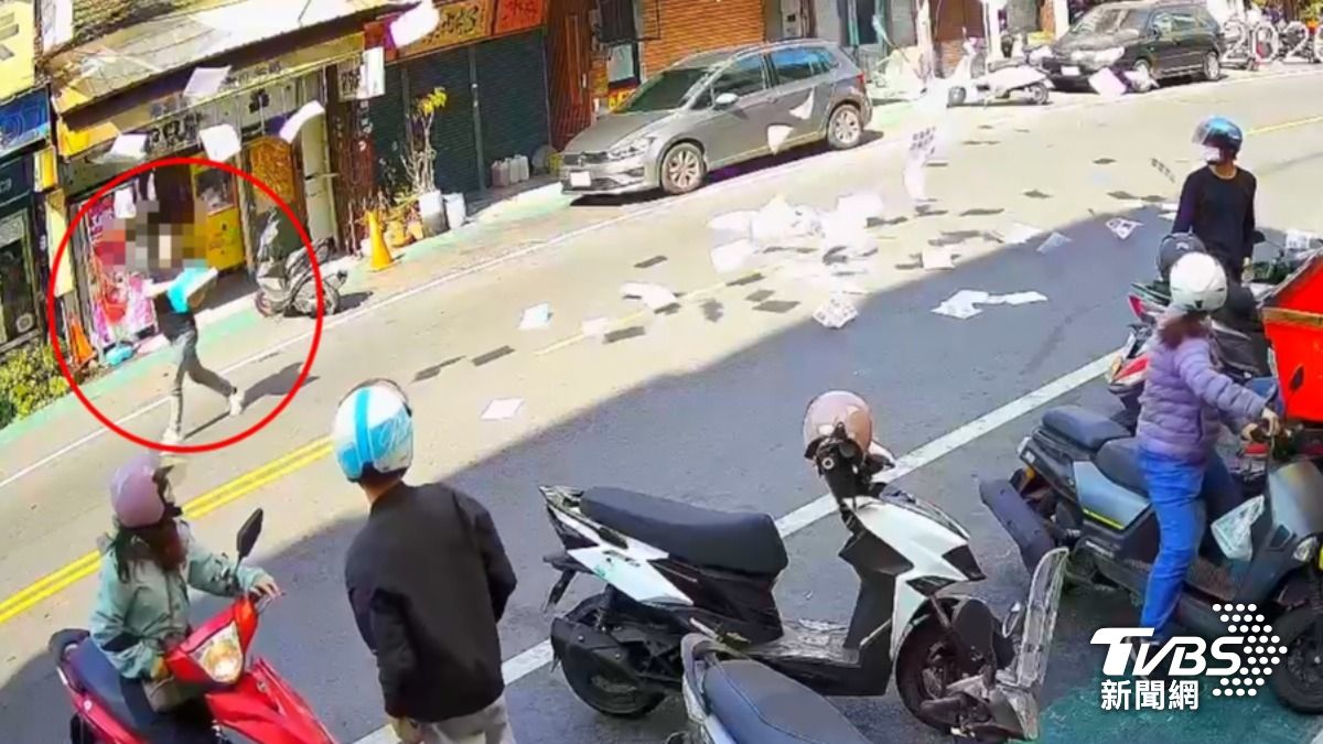父欠600萬跑路!兒開便當店遭殃 討債男街頭狂撒「催債白紙」
