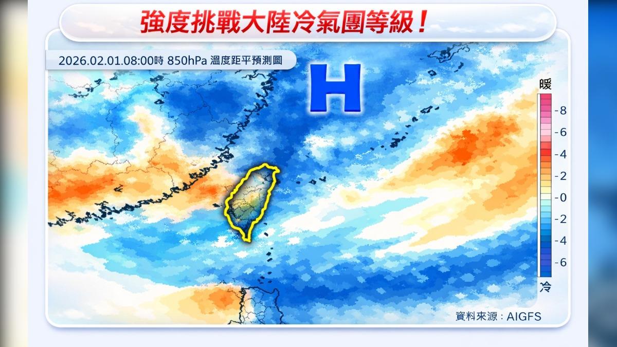 天氣/冷空氣明殺到!「先濕後乾」強度挑戰冷氣團 最凍時段曝