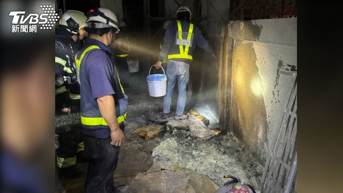 快訊/國父紀念館火警驚魂 工人焊接引燃木棧板