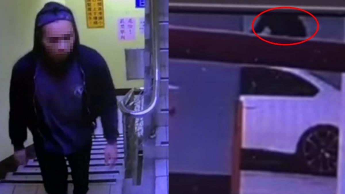 信義區驚見「跳車怪客」！車停地下室遭踩凹車頂　車主氣炸提告