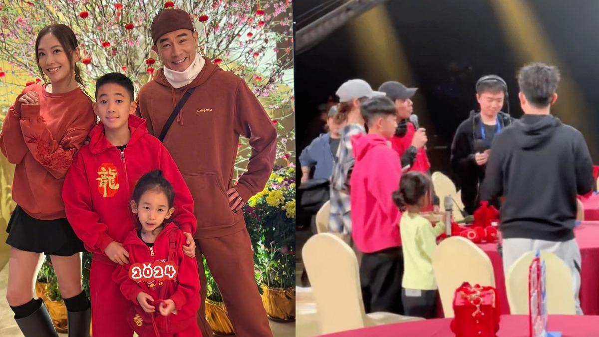 陳小春身價暴漲!與妻兒首度公開合體 網友驚見全家現身春晚彩排