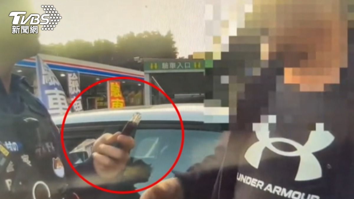 男吸「喪屍煙彈」北大路蛇行!神情渙散反應遲緩 口袋藏毒被逮