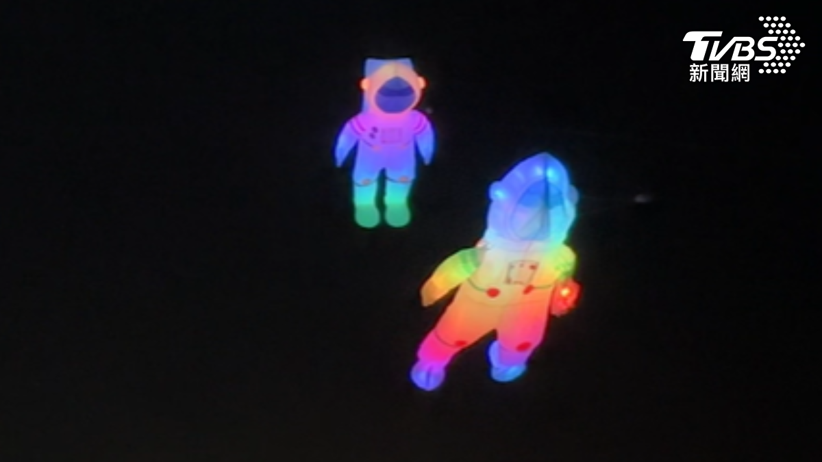 新竹夜空驚見「蠟筆小新、麵包超人 達人曝風箏造價「破萬元」