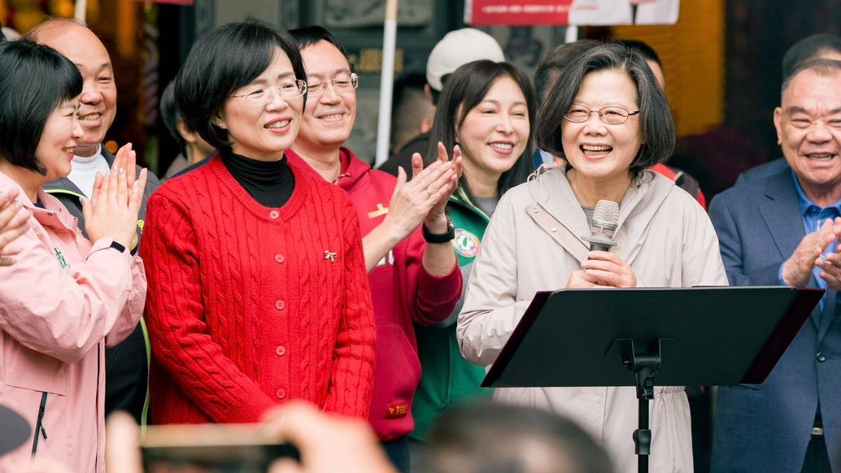 影音/蔡英文挺蘇巧慧 喊蘇貞昌光環被女兒取代