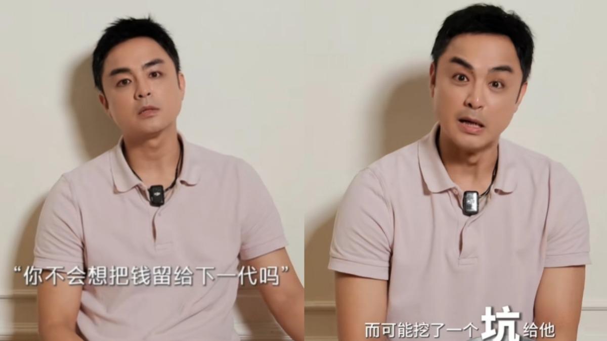 明道昔一天賺2億「不留財產給兒子」! 親揭教育觀:我要自己花完