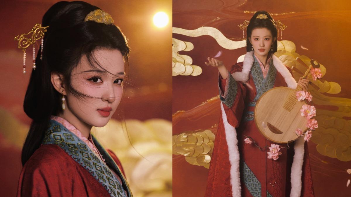 春晚登場20秒暴紅!王楚然扮「紅衣昭君」回眸美炸 熱度飆破2億