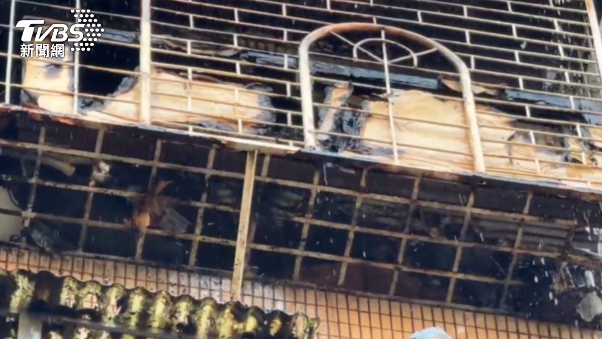 樹林住宅清晨起火!客廳燃燒全焦黑 女住戶急逃生保命