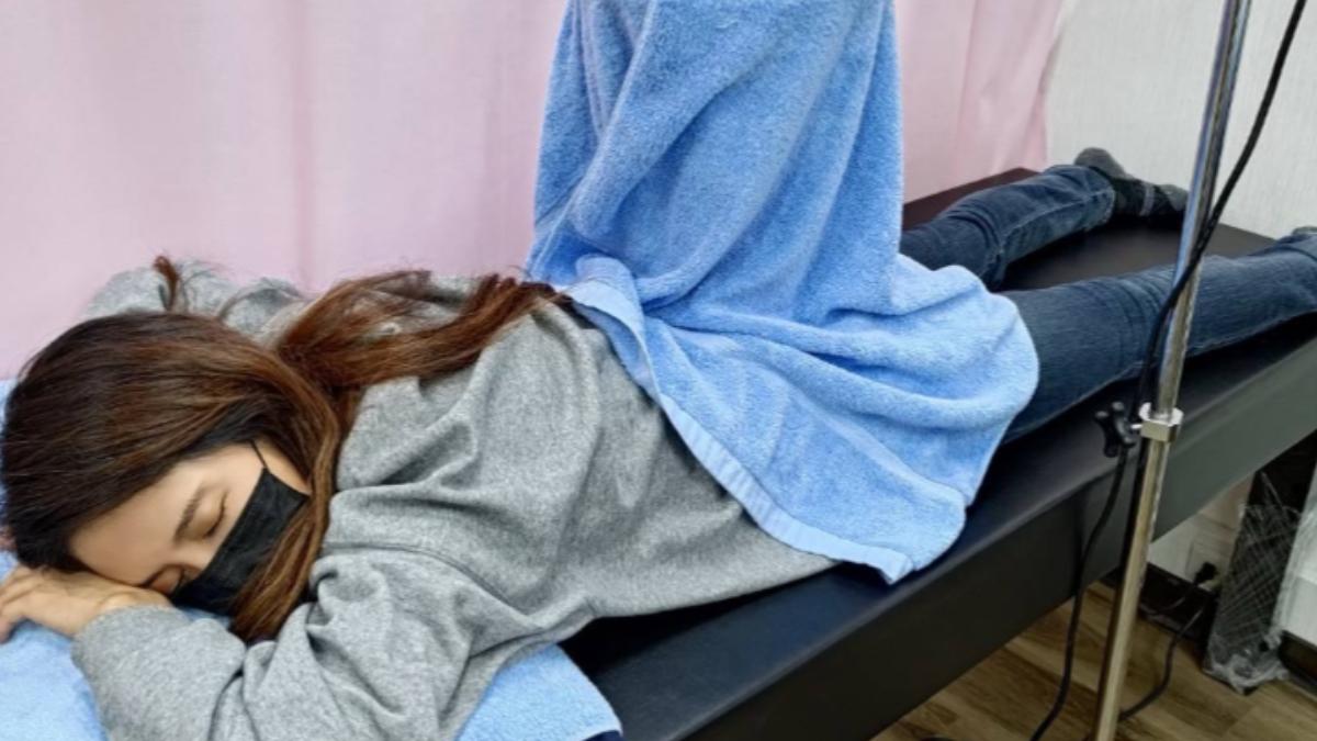 消失社群!八點檔女星露面曝近況 躺床治療畫面曝光