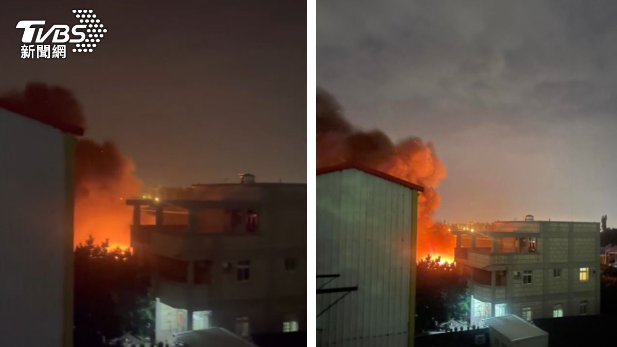 彰化溪湖深夜火災!黑煙竄天際 工寮險遭烈焰吞噬