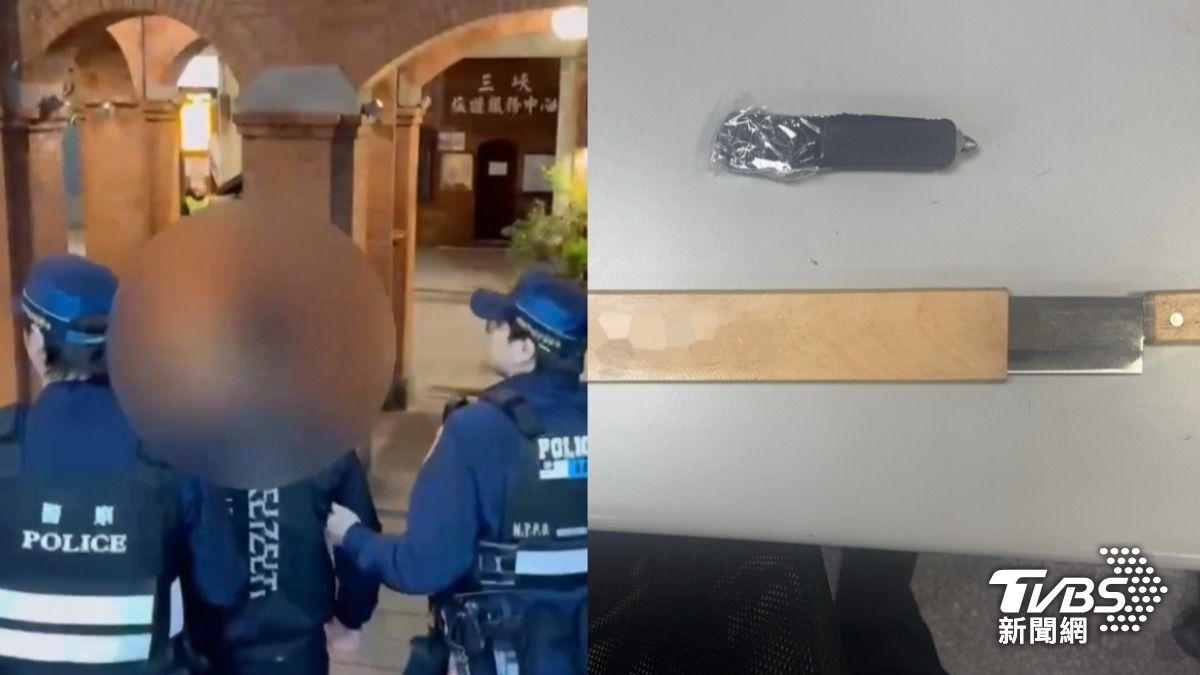 三峽恐怖砍人!不滿前主管告狀 男「突持雙刀」血濺工地