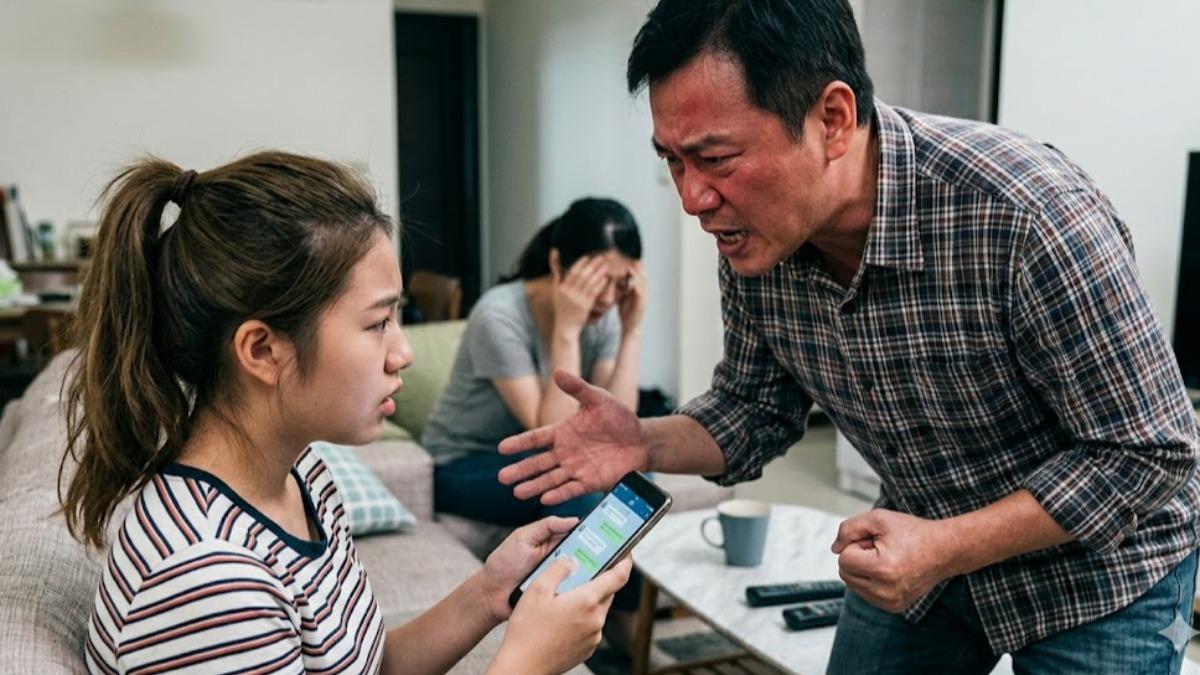 子女玩手機驚見母出軌鐵證 小王直喊「都你在用」鹹濕對話曝光