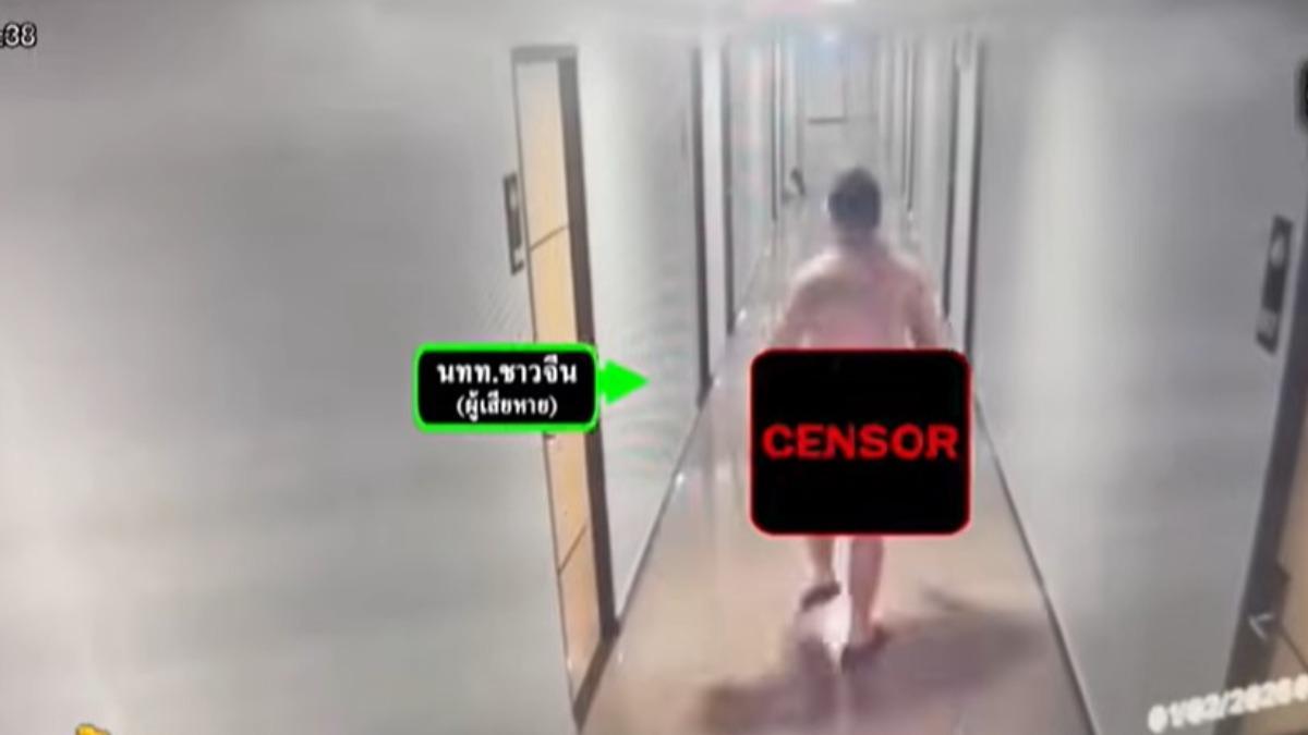 陸男泰國買春遭「跨女性工作者」洗劫 飯店裸奔求助畫面曝