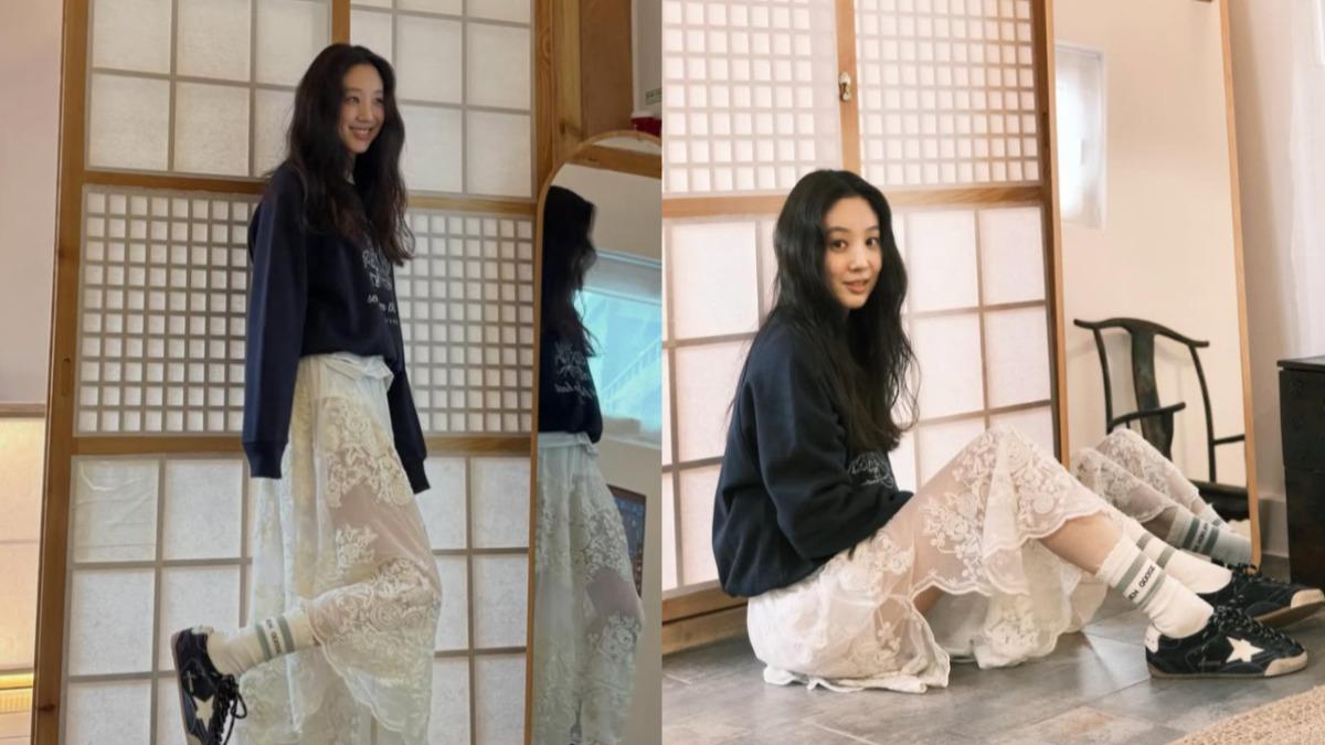 溫柔卻率性!鄭麗媛長裙穿搭引熱議:「這鞋」孫藝珍私下也愛穿