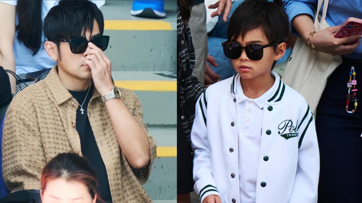 周杰倫8歲兒帥成這樣!高清長相罕見曝光 父子「神同步」網被萌翻