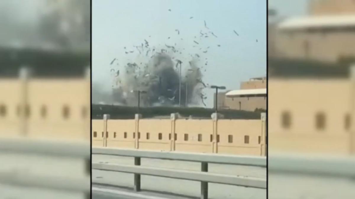 影音/反擊! 伊朗空襲美軍駐中東六國基地 飛彈命中「第五艦隊基地」