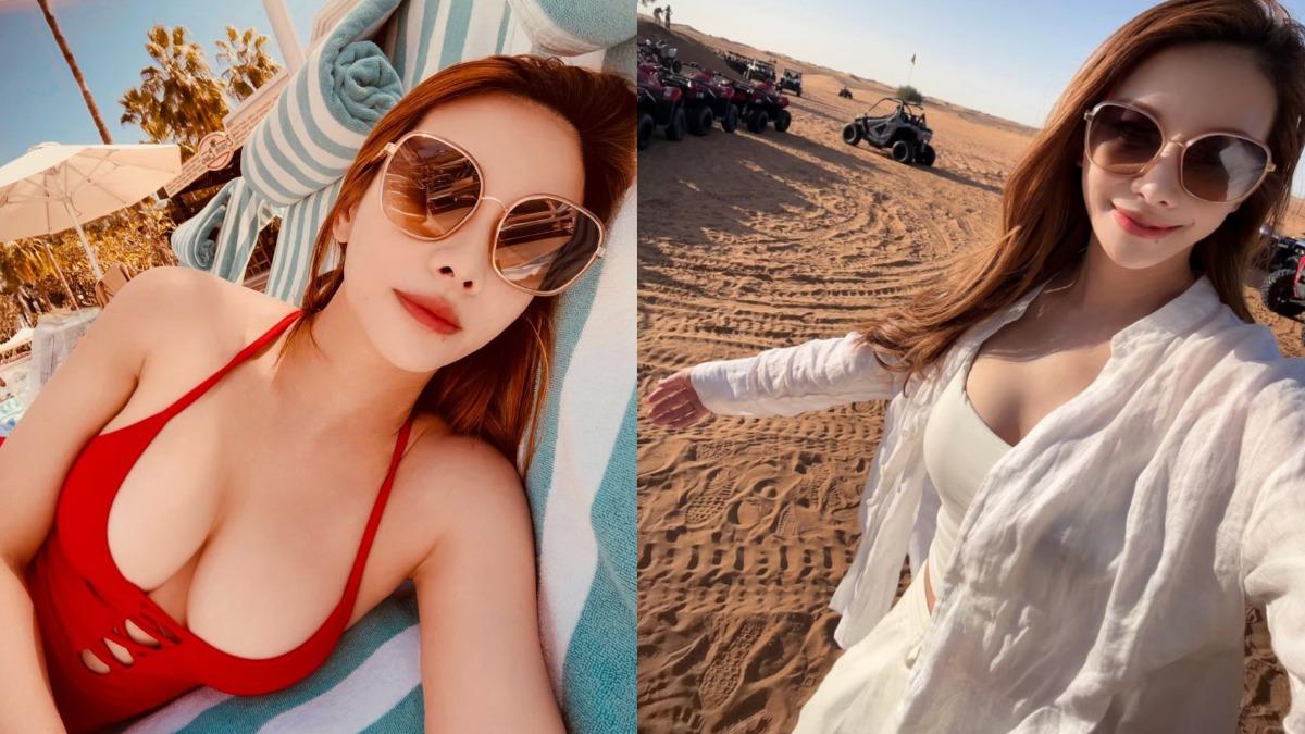 才在杜拜曬火辣比基尼!艾莉絲驚遇戰火「2孩同行」 近況曝光