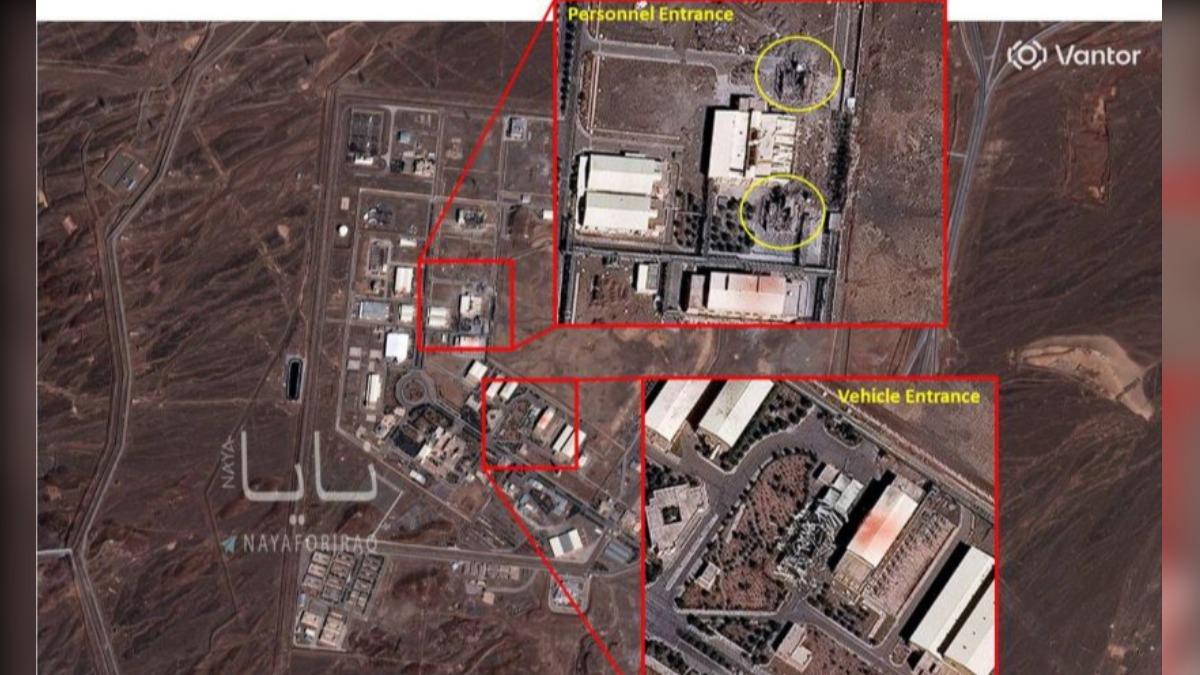 打臉聯合國!衛星圖證實伊朗最大核設施遇襲 建築物嚴重受損