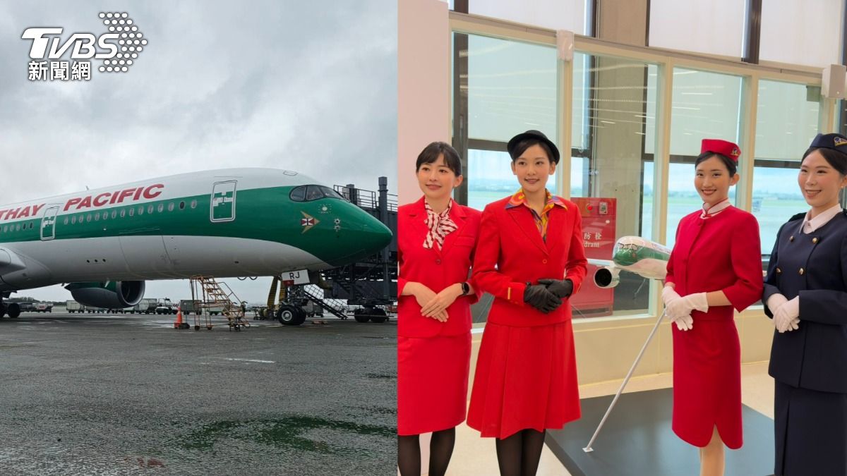 國泰80週年「生菜葉三明治飛機」開箱 空服員懷舊制服亮相