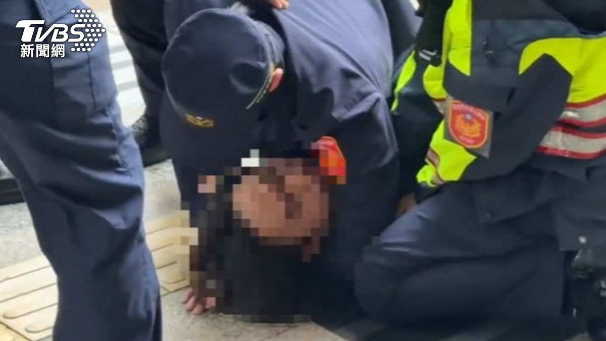 自稱律師！醉男闖立院拒換證毆警　遭壓制狂嗆沒讀書