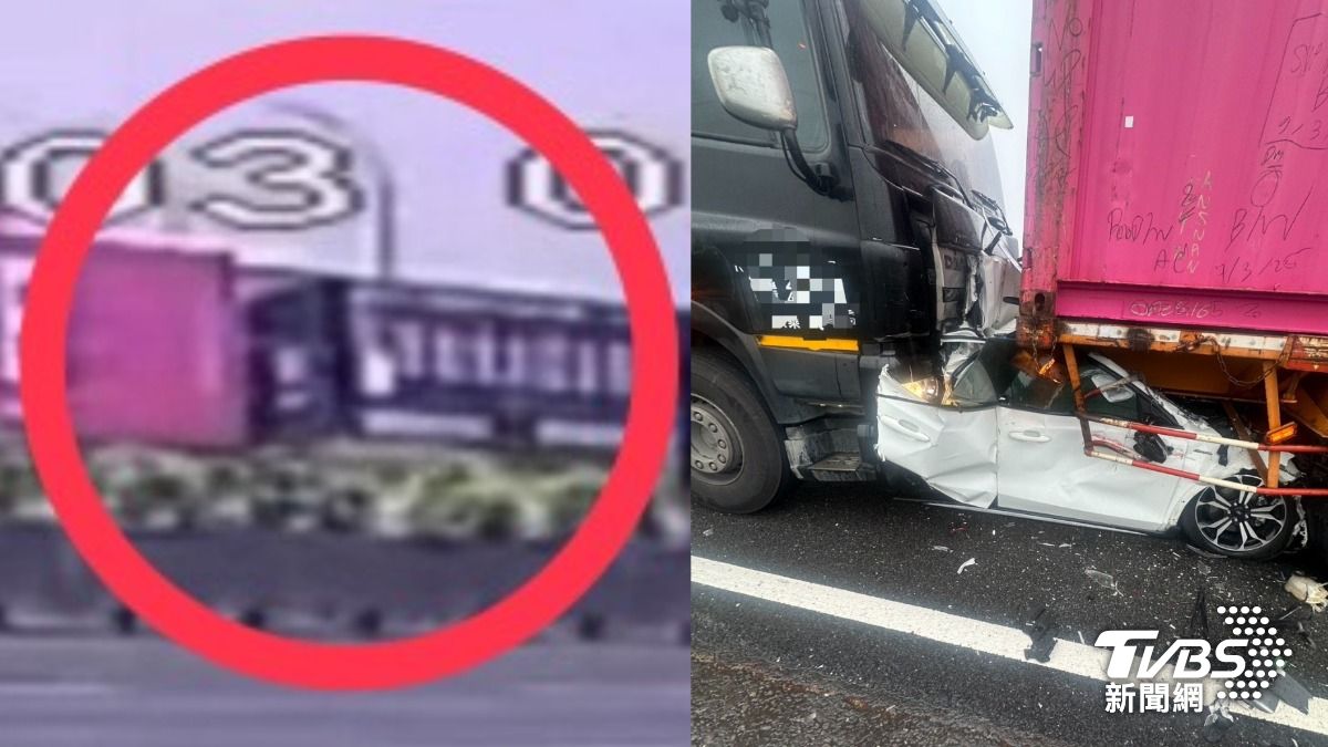 有片/國道大車追撞「絞肉機」夾殺通勤業務員 物流公司負評灌爆