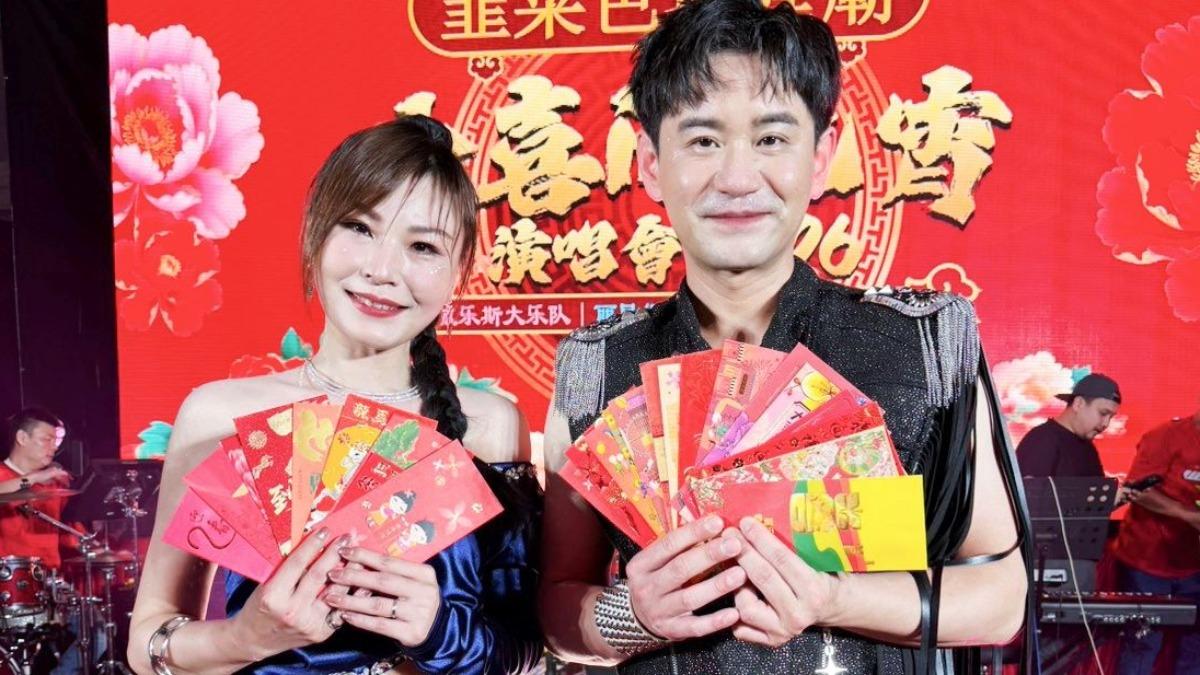 紅包雨狂炸!吳俊宏、林琇琪驚收上百包 嗨喊手軟:口袋都裝不下
