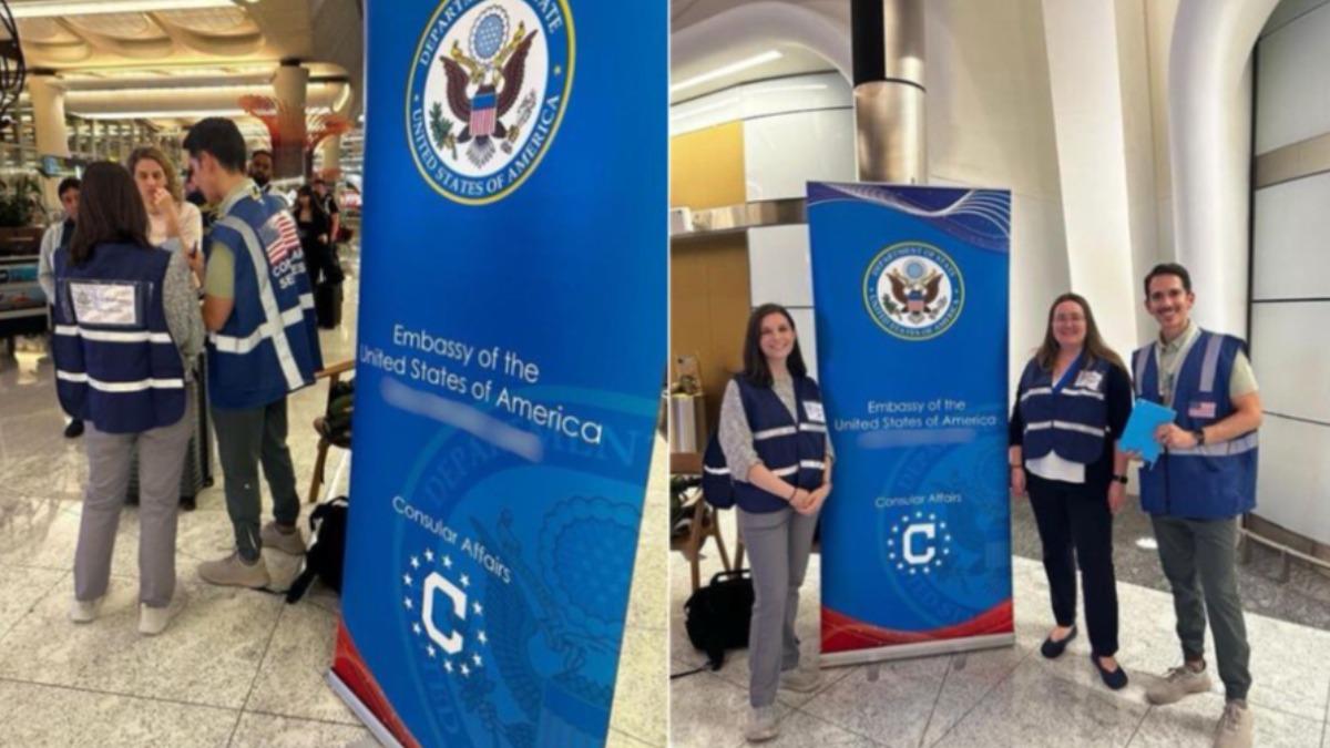 美首班撤僑班機飛離中東 卡達緊急疏散美使館周邊居民