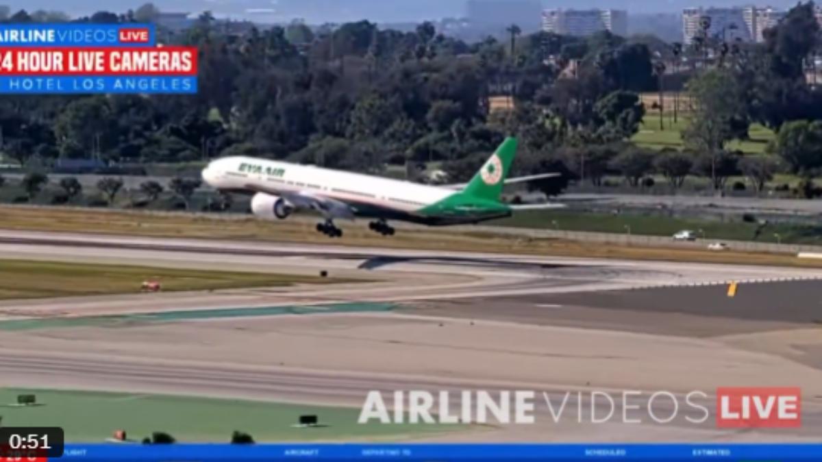 驚險!航班著陸前「拉升重飛」59秒影片曝 長榮:一切合規