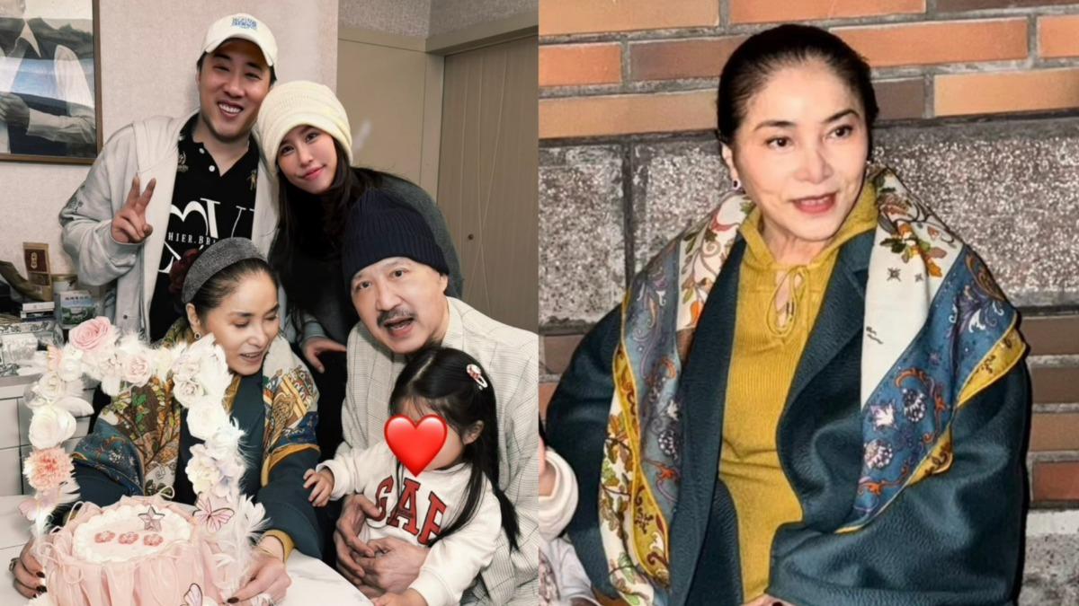 75歲李亞萍才爆失智!慶生露面「狀態曝光」 余天抱孫女燦笑入鏡