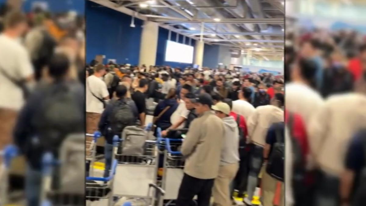 影音/杜拜機場3度關! 轉降機場擠爆 台灣旅客行李等3小時