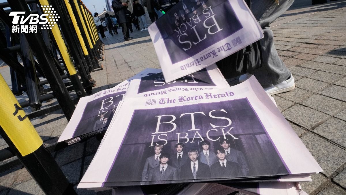 BTS回歸!新專輯首日銷量近400萬張 今晚合體點燃首爾