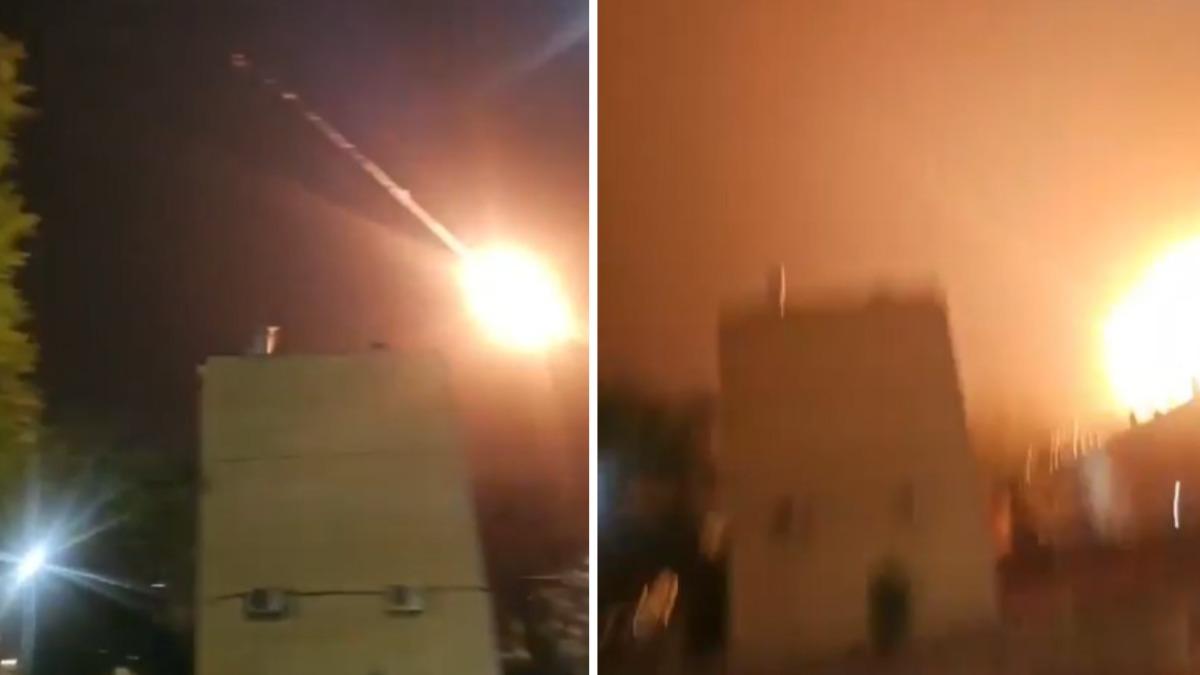 以色列「中東唯一核武庫」城市遭伊朗轟炸!飛彈直擊畫面曝