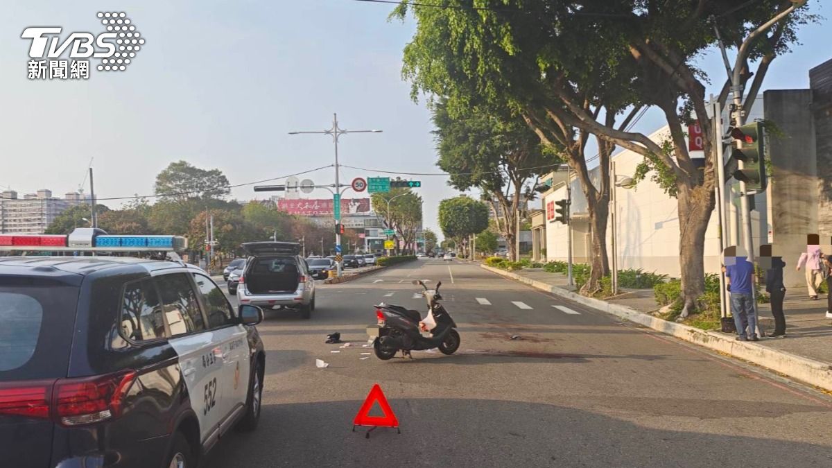 快訊/台中嚴重車禍!78歲翁直行遭右轉車猛撞 無心跳搶命中