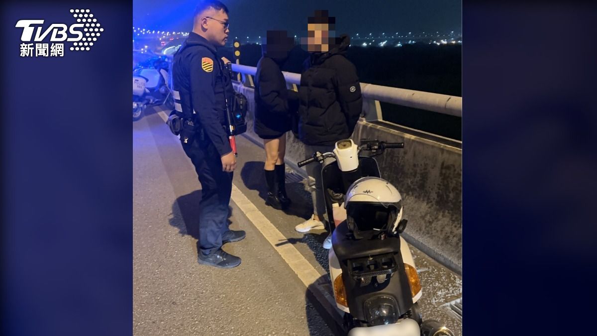 五股飆車猴深夜群聚!男載未成年妹衝上台64 遭警攔截糗了