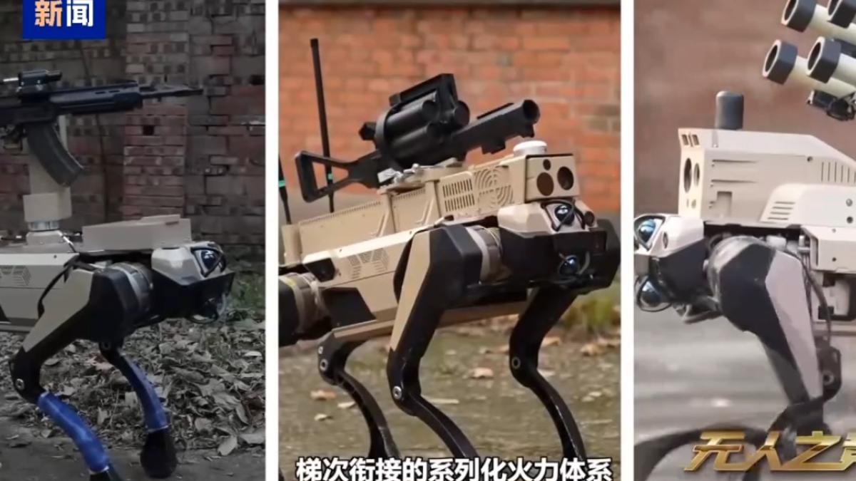影音/陸「機器狼」巷戰畫面曝!背25公斤跨高台 3操控模式拚團體戰