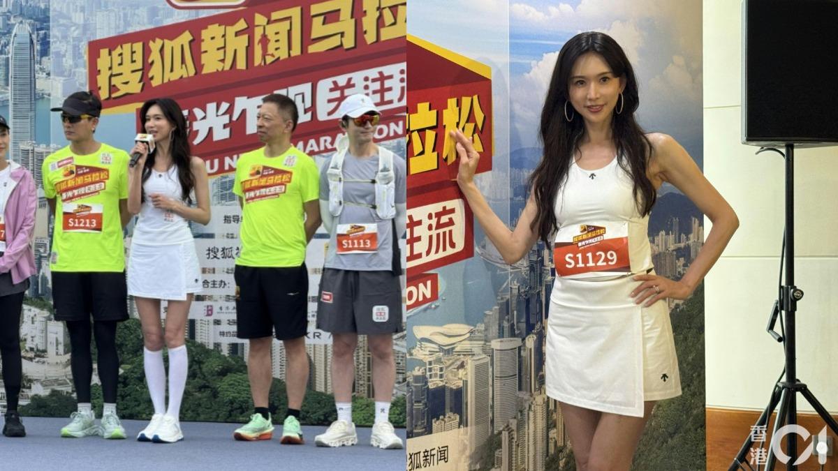 林志玲0膠感美貌驚人!辣秀長腿亮相香港馬拉松 親揭凍齡秘訣