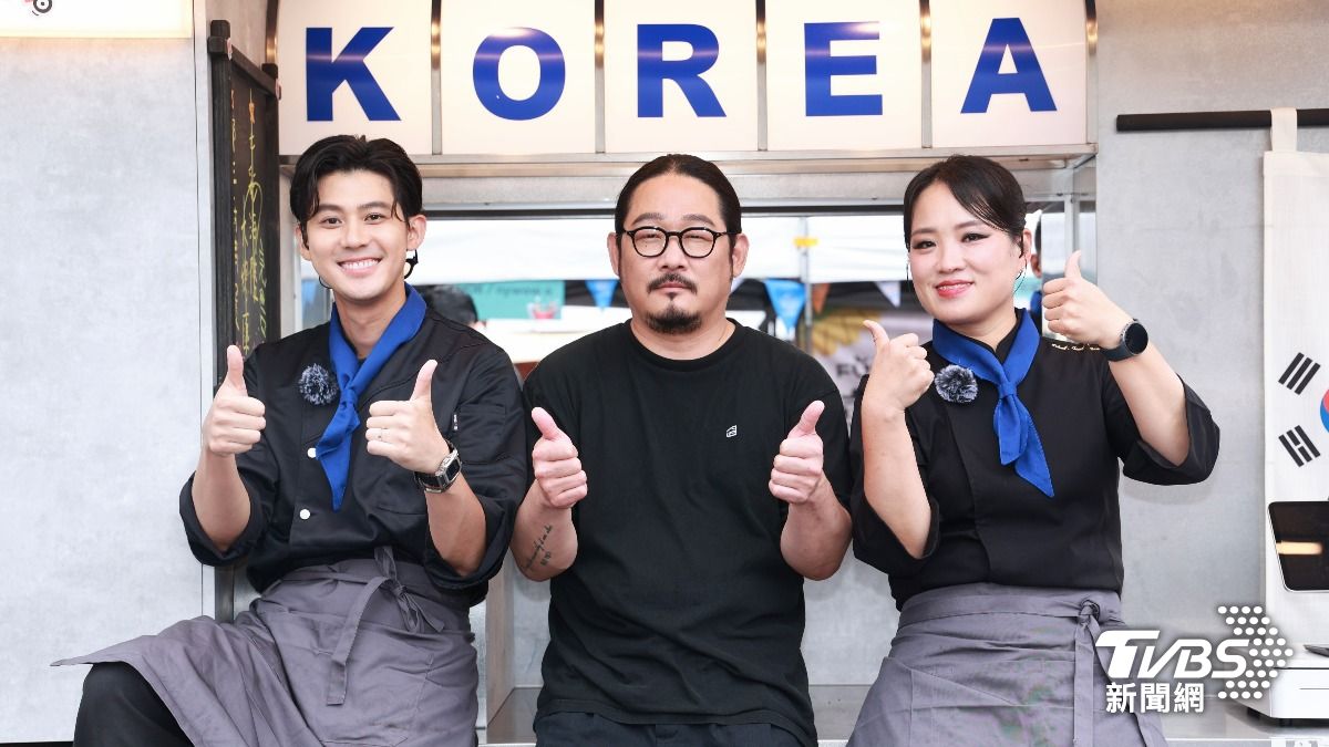 直擊/鄭智善餐車圓山擺攤!《開火開伙》合體金度潤 粉絲排隊朝聖