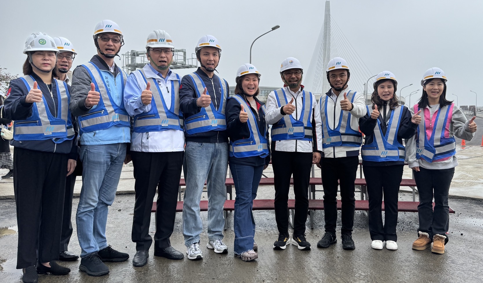 淡海線二期先期工程 3月軌道鋪設搶先到位! 無縫銜接淡江大橋 侯友宜:打造關鍵交通動脈