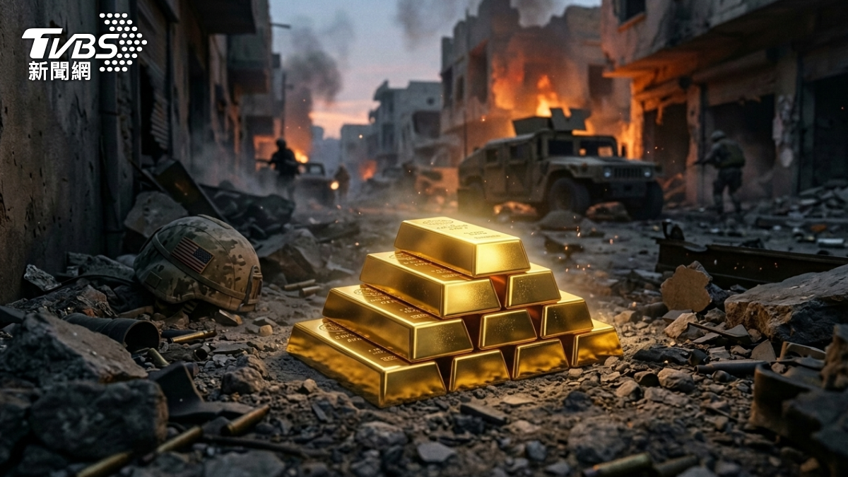 金價開盤跌近2%!市場憂中東戰爭續升溫 黃金短期脆弱恐再跌